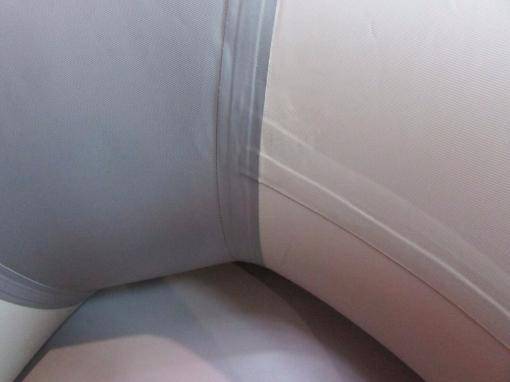 Ремонт швов лодки